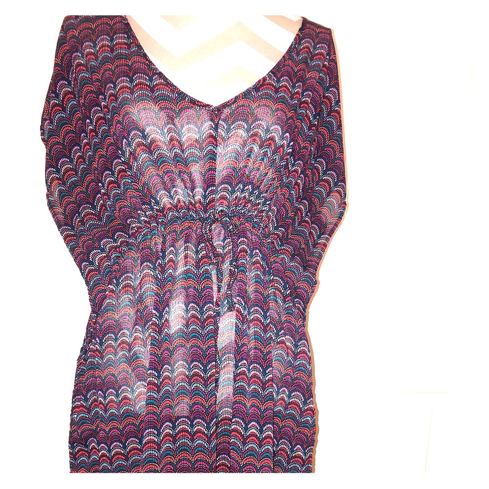 Sheer summer tie dress